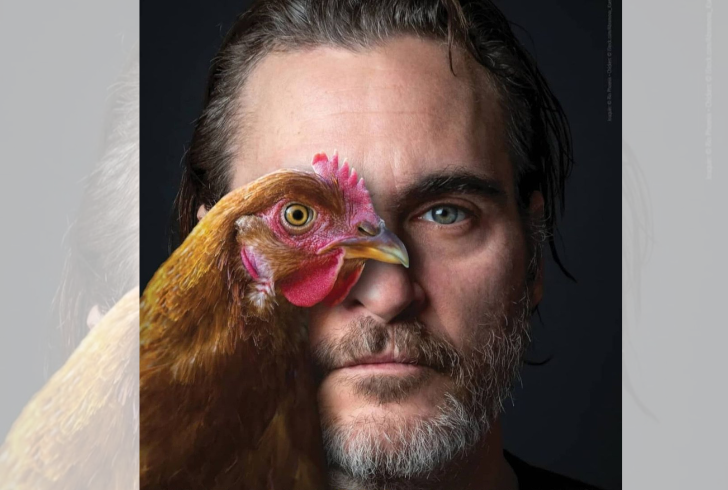 Joaquin Phoenix narrates the impactful documentary 'Earthlings'.